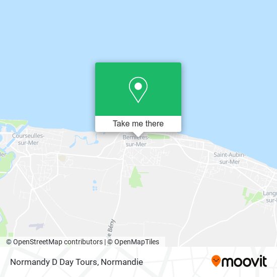 Mapa Normandy D Day Tours