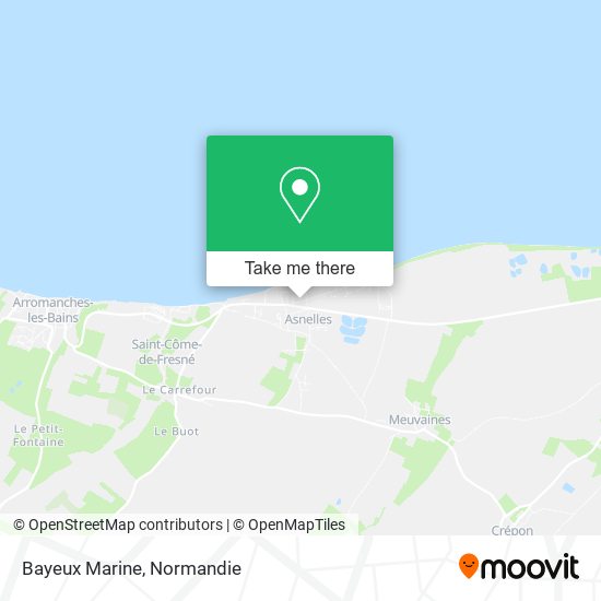 Bayeux Marine map