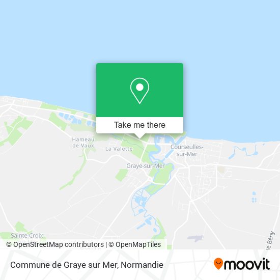 Mapa Commune de Graye sur Mer