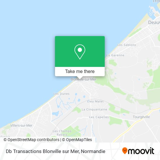 Db Transactions Blonville sur Mer map