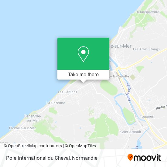 Pole International du Cheval map