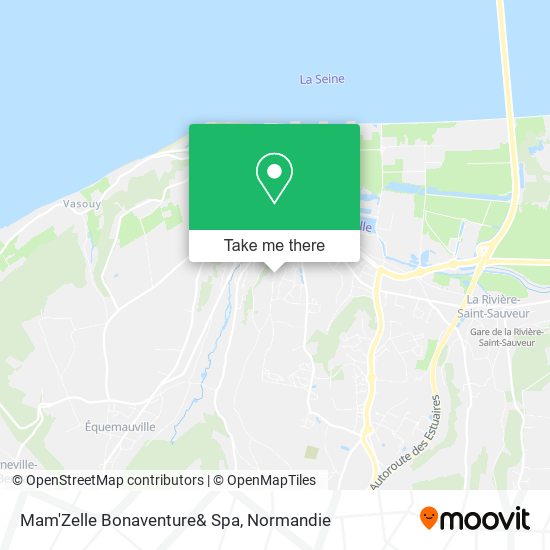 Mapa Mam'Zelle Bonaventure& Spa