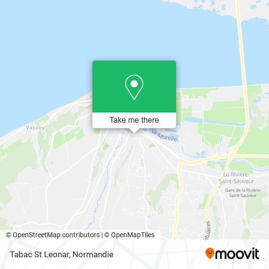 Mapa Tabac St Leonar