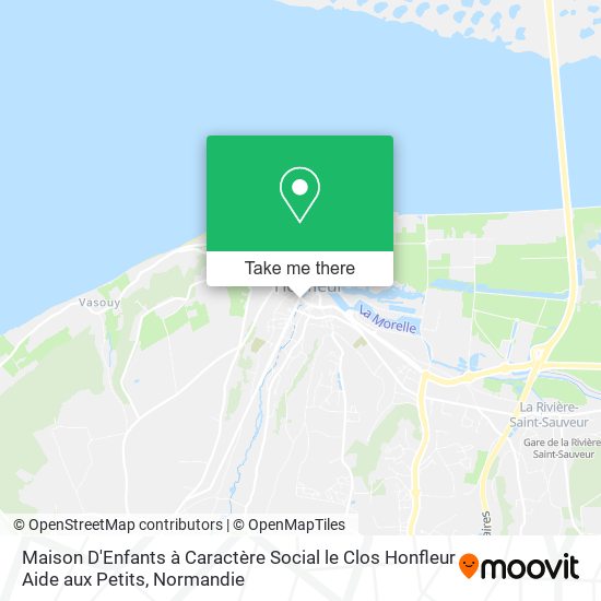 Maison D'Enfants à Caractère Social le Clos Honfleur Aide aux Petits map