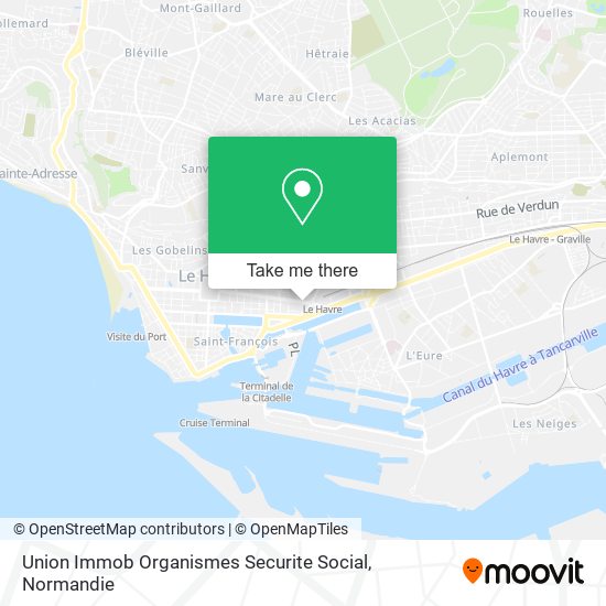 Union Immob Organismes Securite Social map