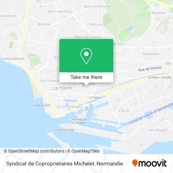 Syndicat de Coproprietaires Michelet map