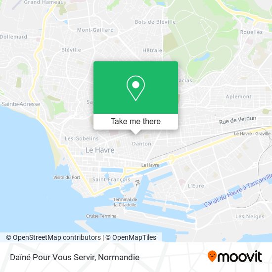 Daïné Pour Vous Servir map