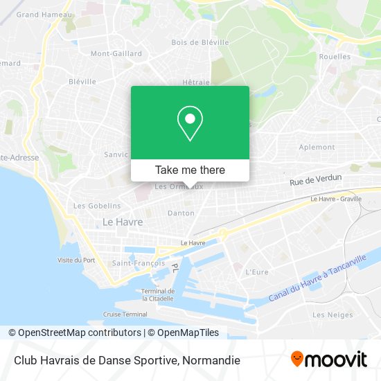 Club Havrais de Danse Sportive map