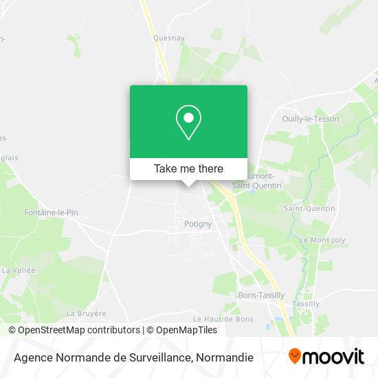 Agence Normande de Surveillance map