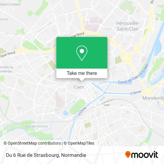 Mapa Du 6 Rue de Strasbourg