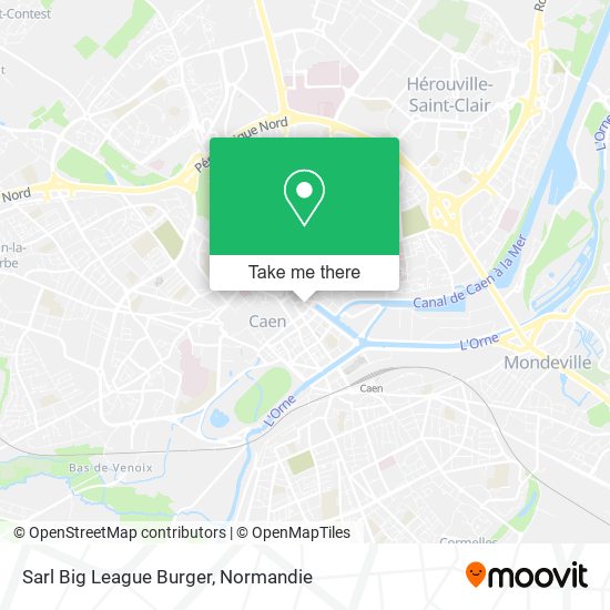 Sarl Big League Burger map