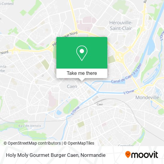 Holy Moly Gourmet Burger Caen map