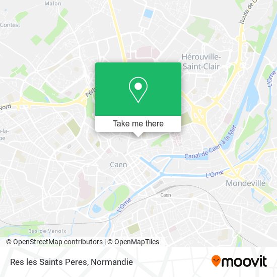 Res les Saints Peres map