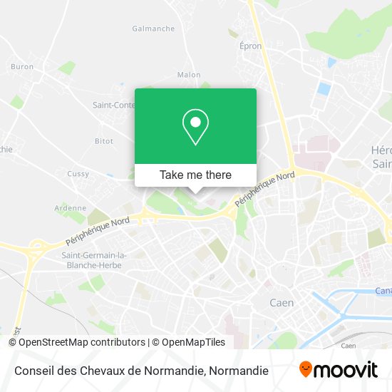 Conseil des Chevaux de Normandie map