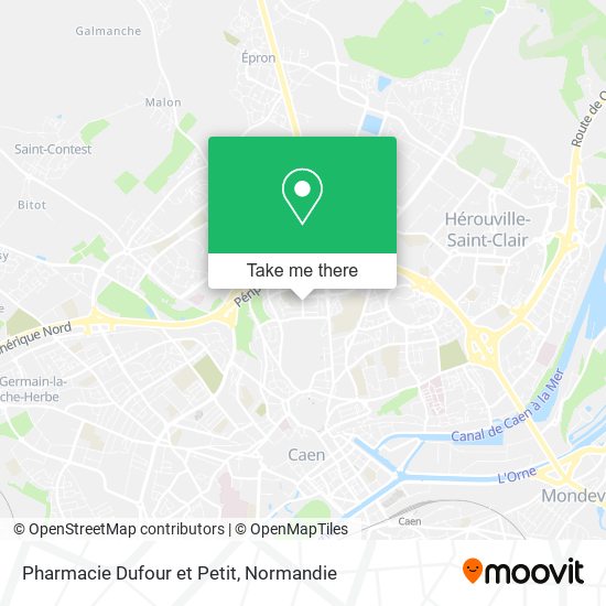 Mapa Pharmacie Dufour et Petit