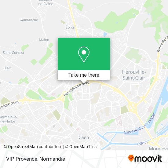 VIP Provence map