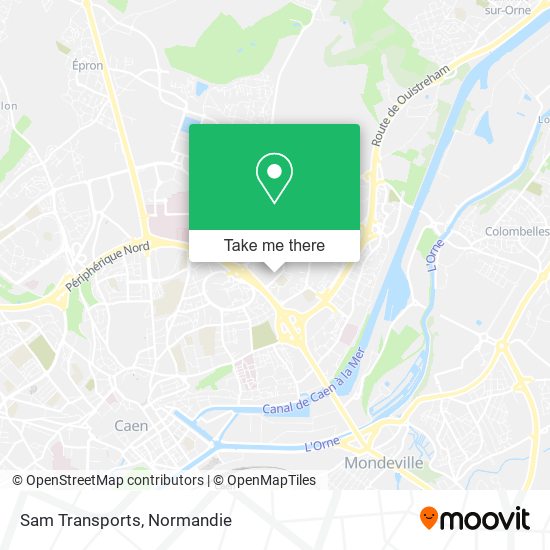 Sam Transports map