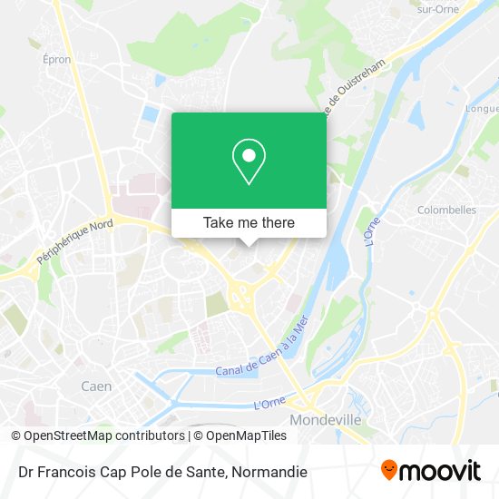 Mapa Dr Francois Cap Pole de Sante