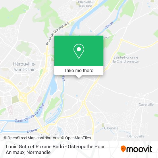 Mapa Louis Guth et Roxane Badri - Ostéopathe Pour Animaux