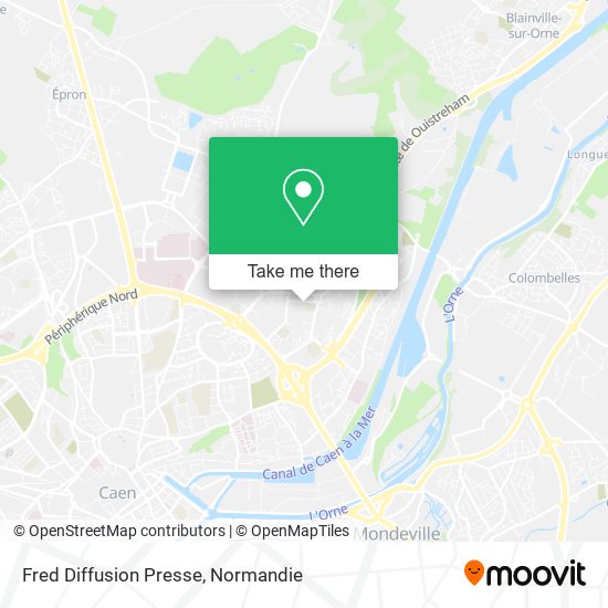 Fred Diffusion Presse map