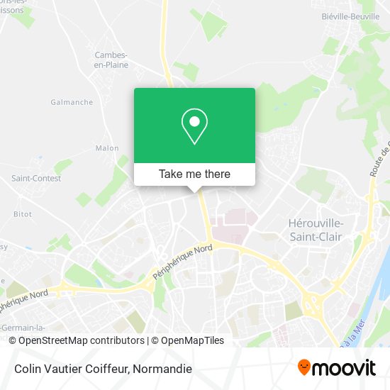 Mapa Colin Vautier Coiffeur