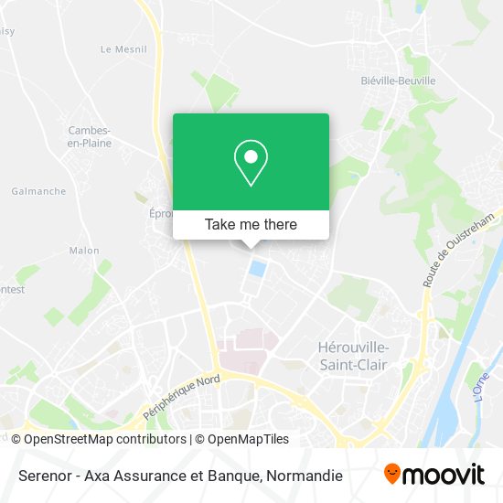 Serenor - Axa Assurance et Banque map