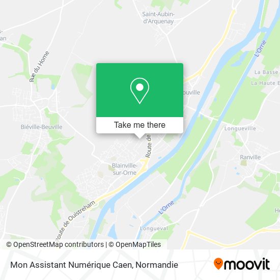 Mapa Mon Assistant Numérique Caen