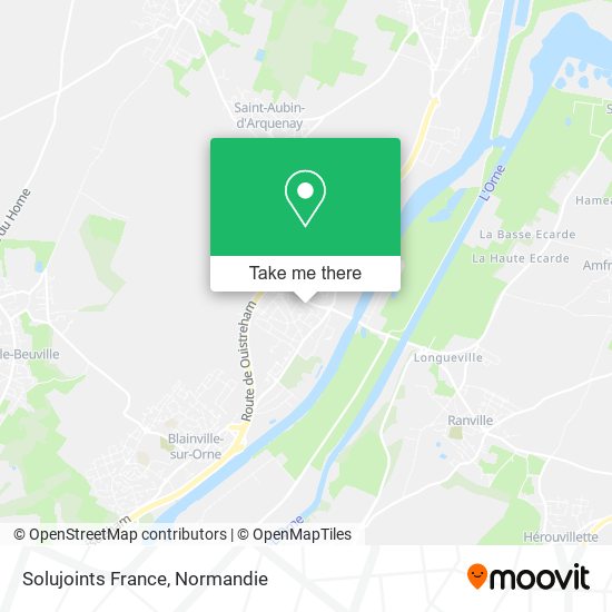 Mapa Solujoints France