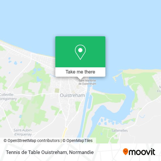 Tennis de Table Ouistreham map