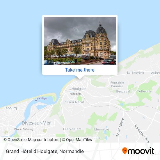 Grand Hôtel d'Houlgate map