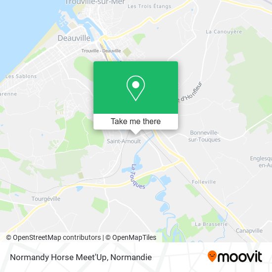 Mapa Normandy Horse Meet'Up