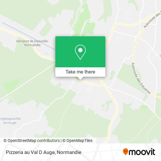 Pizzeria au Val D Auge map
