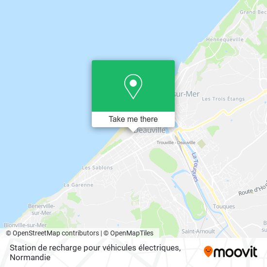 Station de recharge pour véhicules électriques map