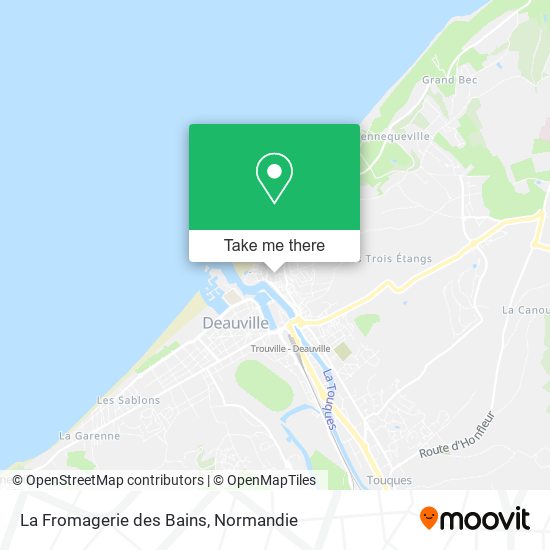 La Fromagerie des Bains map