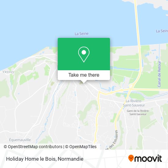 Mapa Holiday Home le Bois