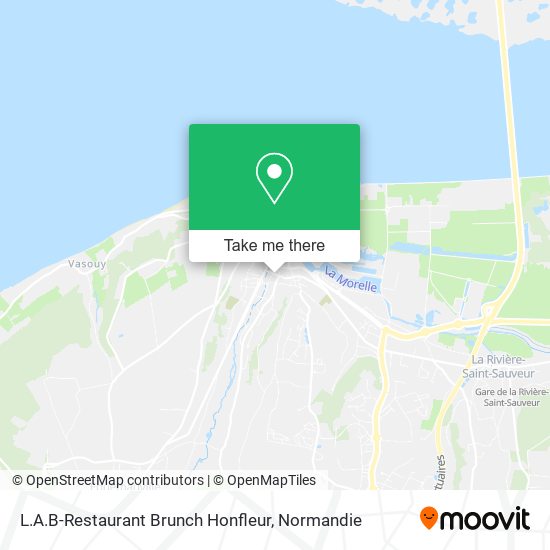 L.A.B-Restaurant Brunch Honfleur map