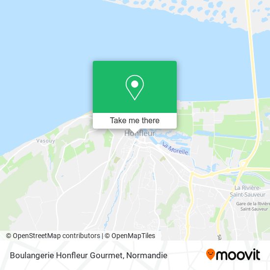 Mapa Boulangerie Honfleur Gourmet