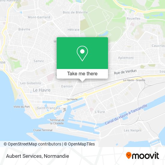 Mapa Aubert Services