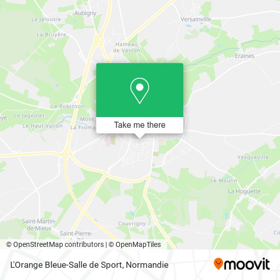 L'Orange Bleue-Salle de Sport map