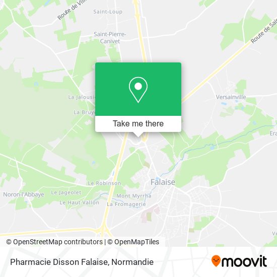 Mapa Pharmacie Disson Falaise