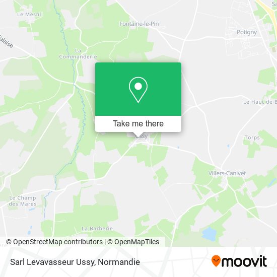 Sarl Levavasseur Ussy map