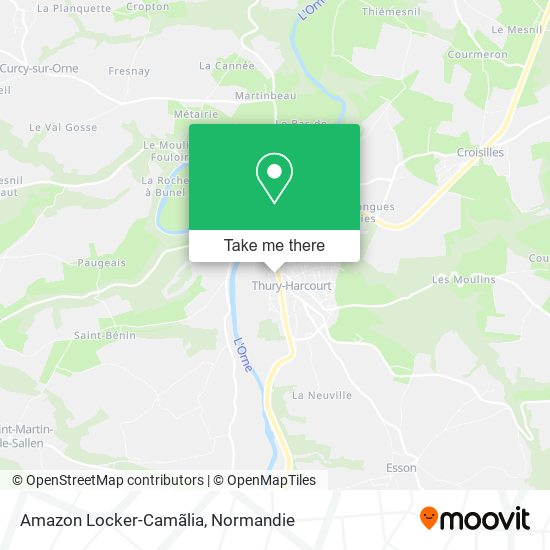 Amazon Locker-Camãlia map