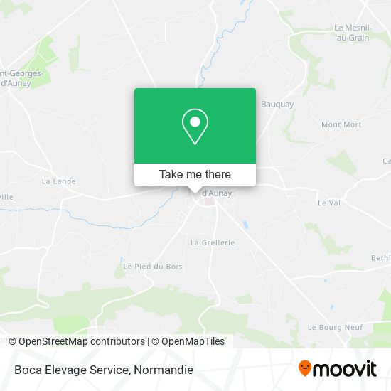 Boca Elevage Service map