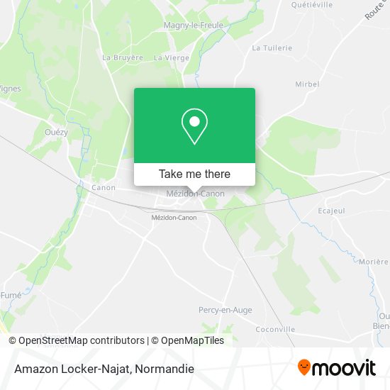 Mapa Amazon Locker-Najat
