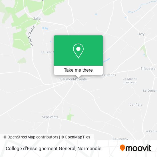 Collège d'Enseignement Général map