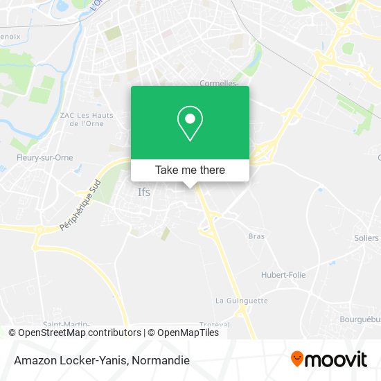 Amazon Locker-Yanis map