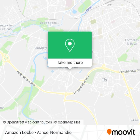 Amazon Locker-Vance map