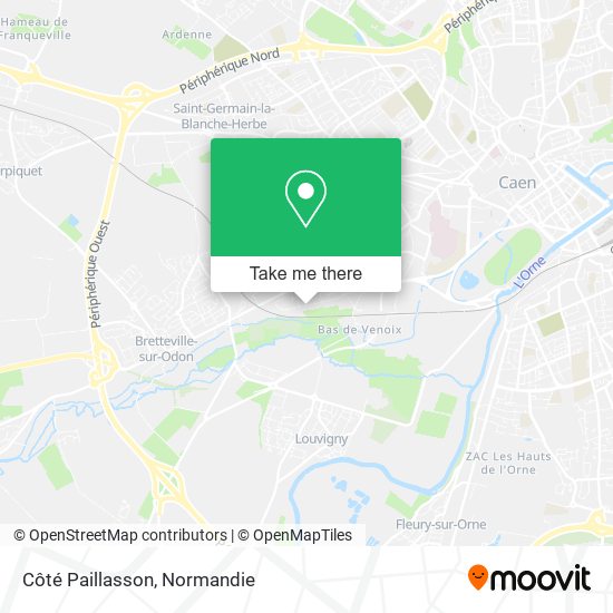 Côté Paillasson map