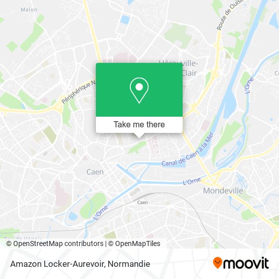 Amazon Locker-Aurevoir map