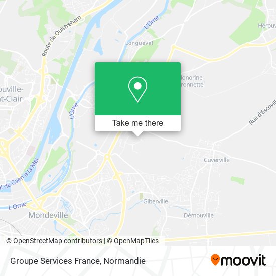 Groupe Services France map